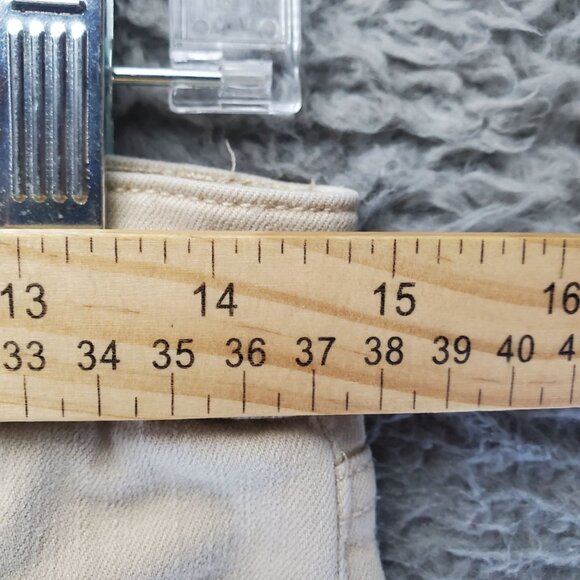 Lauren Ralph Lauren Jeans Womens Size 4 Tan Premier Skinny Ankle Stretch Denim - Picture 8 of 14